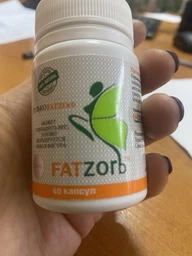 Фатзорб таблетки для схуднення Fatzorb банка 40 капсул