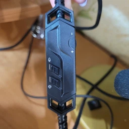 Ігрові навушники Onikuma K9 з мікрофоном та LED RGB підсвічуванням котячі вушка провідні Pink-Blue фото від покупців 6