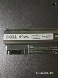 Батарея для ноутбука DELL Inspiron 3551 3558 5555 5758 Vostro 3458 3558 / 14.8V 2600mAh (40Wh) BLACK ORG (M5Y1K) (BAT-DELL-055)