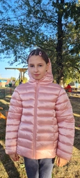 Детская демисезонная куртка для девочки Minoti 12COAT 6 37624JNR 116-122 см Розовая (5059030967826)