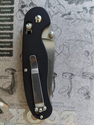 Нож складной Ganzo D727M-BK Черный (D2 сталь) фото от покупателей 2