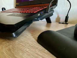 Охлаждающая подставка для ноутбука Promate AirBase-3 Black (airbase-3.black) фото от покупателей 11