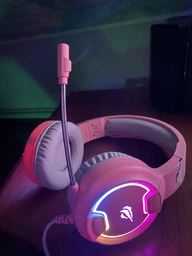 Ігрові навушники з мікрофоном HAVIT HV-H2233d Cat Pink