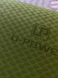 Килимок для йоги і фітнесу U-Powex Classic Pro, Салатовий/чорний (12052042012) фото від покупців 2