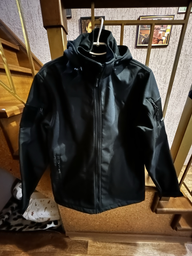 Тактична куртка Kodor Soft Shell КCS 7222 3XL Чорний (24100024167)