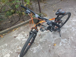 Велосипед Crossride МТВ ST "Shark" 26" 14" Черно-голубой (0173-140-Б) фото от покупателей 6