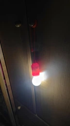 Декоративный светильник светодиодная лампочка на шнурке от батареек UKC Led lamp 15418 синий