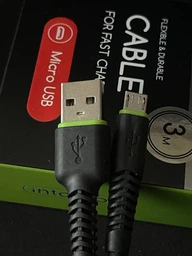 Кабель Intaleo CBFLEXM2 USB-A to Micro-USB 28W 2 м Черный (1283126521430) фото от покупателей 7