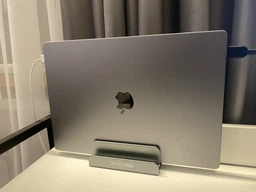 Вертикальная подставка для ноутбука OfficePro LS580G Aluminum alloy Grey фото от покупателей 5