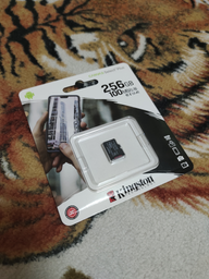 Карта памяти Kingston microSDXC 256GB Canvas Select Plus Class 10 UHS-I U3 V30 A1 (SDCS2/256GBSP)