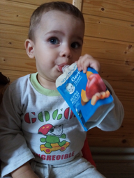 Упаковка Фруктово-овочевого пюре Gerber з Яблук Моркви та Гарбуза для дітей із 6 місяців 150 г х 12 шт (8445290223340) фото від покупців 11