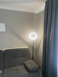 Кільцева лампа Ring Light 30 см зі штативом 2м світлодіодне LED кільце від USB набір для блогера 3 режими фото від покупців 9