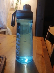 Бутылка для воды EasyFit CHFe 1000 мл синяя (спортивная бутылочка, фляга для спорта) EF-7002-BL фото от покупателей 6