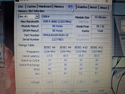 Ноутбучная оперативная память Hynix DDR4 32GB 2666MHz SO-DIMM 2Rx8 PC4-2666V (HMAA4GS6MJR8N-VK) фото от покупателей 2