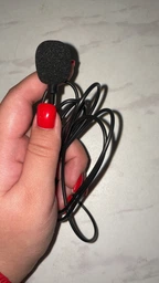 Мікрофон Lavalier петличний нагрудний з кабелем Lighting JH-041-A з виходом для навушників 1.4 м Black фото від покупців 1