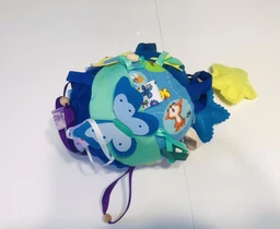 Развивающий бизи мяч мягкий Happy Vita Craft разноцветный фото от покупателей 9