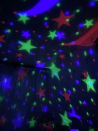Нічник куля проектор зоряне небо Star Master Dream QDP01 Блакитний фото від покупців 4