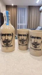 Джин Knut Hansen Dry 0.5 л 42% + 2 стакана (4280001759411)