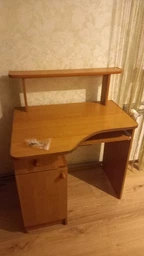 Стол компьютерный с полочками слева RedWood Ванкувер Ш1416*В1226*Г600 Антрацит RLST24anthracite фото от покупателей 4