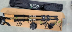 Палиці для скандинавської ходьби Moltis Relax 295 Flip-lock Black Original + Чохол + наконечники 4 типів, скандинавські палиці з регульованою довжиною на зажимах фото від покупців 3