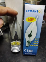 Лампа Едісона світлодіодна Lemanso 10W E14 2700K C35B