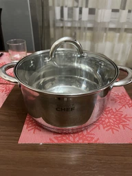 Каструля Bravo Chef 3,6 л з кришкою 20 см BC-2001-20 фото від покупців 1