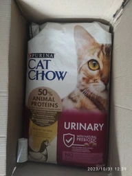 Сухой корм для взрослых кошек Purina Cat Chow Urinary для поддержания здоровья мочевыводящей системы, с курицей 1.5 кг (5997204514387) фото от покупателей 8