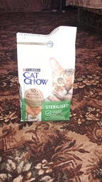 Сухой корм для кошек Purina Cat Chow Sterilised с индейкой 1.5 кг (7613287329516) фото от покупателей 16