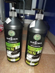 Мужской шампунь-гель для душа Dalas Cosmetics Total Clean 3в1 1000 г (4260637721280) фото от покупателей 6