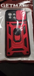 Ударостійкий чохол Camshield Serge Ring для Xiaomi Mi 11 Lite Червоний