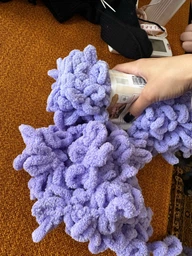 Пряжа для в'язання Alize Puffy 87 Темно-сірий фото від покупців 2