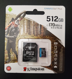 Карта памяти Kingston MicroSDXC 512GB Canvas Go! Plus Class 10 UHS-I U3 V30 A2 + SD-адаптер (SDCG3/512GB) фото от покупателей 3