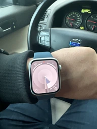 Смарт-годинник Apple Watch Series 9 GPS 41mm Starlight Aluminium Case with Starlight Sport Band - M/L (MR8U3QP/A) фото від покупців 19