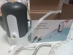 Помпа для води диспенсер електричний для бутильованої води Lemleo White фото від покупців 4