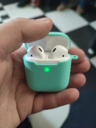 Футляр для навушників Airpods 1/2 With Lock Чорний фото від покупців 2