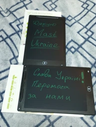 Дитячий електронний LCD планшет для малювання зі стилусом, дошка для малювання та записів, графічний планшет діагональ 10", MonoTab-10-Black фото від покупців 2