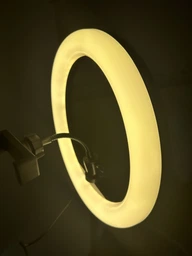 Профессиональная светодиодная LED цветная кольцевая лампа для селфи блогеров предметной сьемки 26 см для фото и видео со штативом фото от покупателей 5