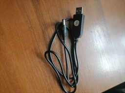 Кабель DC USB інвертор перетворювач для роботи роутера на 12 вольт 2.1x5.5 мм