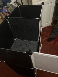 Пластикова шафа-органайзер HCX Storage Cube Cabinet МР 26-31 Чорна