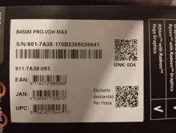 Материнська плата MSI B450M PRO-MAX VDH фото від покупців 12