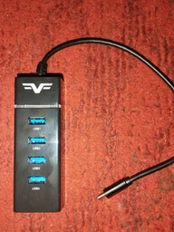 USB-хаб Frime 4-х портовий (1х3.0&3x2.0) TYPE C Black (FH-20060)