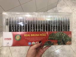 Фломастери-пензлики MAXI REAL BRUSH 18 кольорів (MX15231) фото від покупців 1
