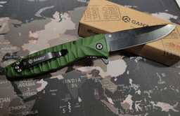 Нож складной Ganzo G620-G1 (длина: 205мм, лезвие: 88мм, черное),хаки фото от покупателей 2