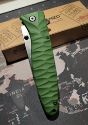 Нож складной Ganzo G620-G1 (длина: 205мм, лезвие: 88мм, черное),хаки фото от покупателей 1