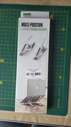 Подставка для ноутбука Multi-Position foldable bracket JC-25 8х22см для охлаждения фото от покупателей 1