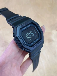 Часы наручные с подсветкой Skmei 1988BK 5 ATM 45 мм Black фото от покупателей 3