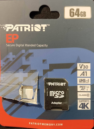 Карта памяти Patriot microSDXC EP Ser 512GB 10 UHS-I A1 W-80MB/s R-100MB/s +SD адаптер PEF512GEP31MCX фото от покупателей 4
