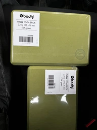 Блок для йоги Flow Brick Bodhi 22.8x15x7.6 cм темно-синий фото от покупателей 1