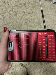 Радіоприймач FM Golon RX-A08AC від мережі 220 або батарейок R20 Red фото від покупців 8