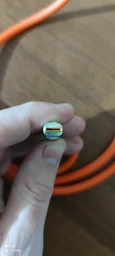 Кабель USB 3в1 для швидкої зарядки до 120W 6A Type-C/Lightning(IPhone)/Micro-usb надгнучкий - Помаранчевий фото від покупців 2